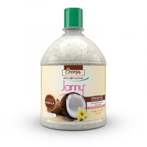 Crema Exfoliante para Manos y Cuerpo Enriquecida con Aloe Vera y Pantenol- Fragancia a Coco - 950g