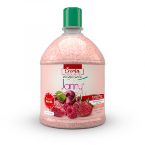 Crema Exfoliante para Manos y Cuerpo Enriquecida con Aloe Vera y Pantenol - Fragancia a Frutos Rojos - 950g